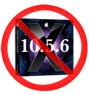 Mac OS X 10.5.6 warning